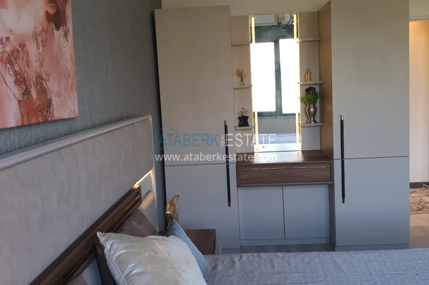 Purchase 4+1 apartment with designer interiors and views — Alanya, Mahmutlar district 33