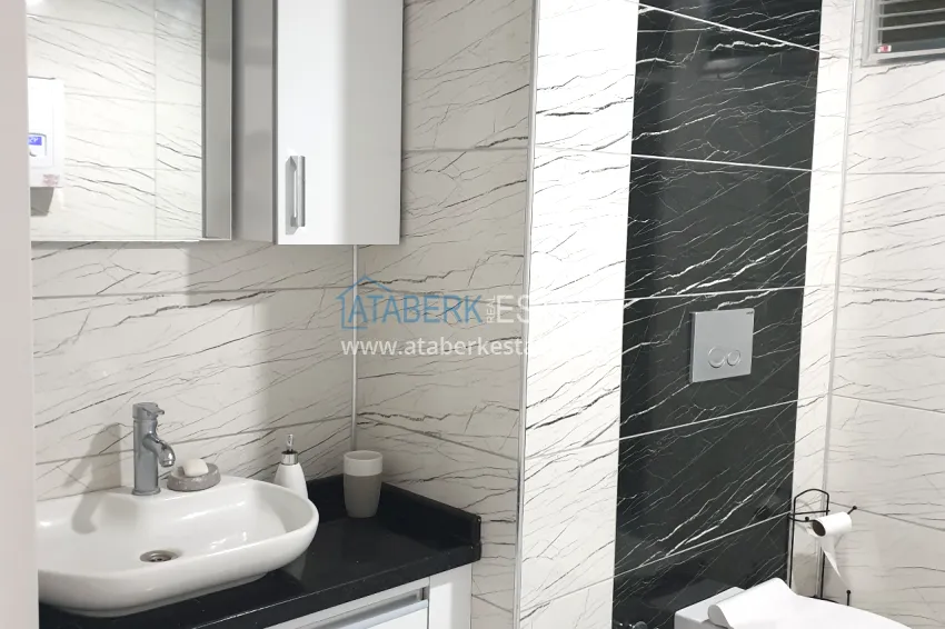 Purchase 4+1 apartment with designer interiors and views — Alanya, Mahmutlar district 36