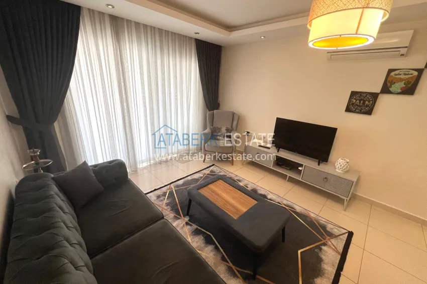 Purchase Furnished 1+1 apartment in a luxury residential complex — Alanya, Oba district 5