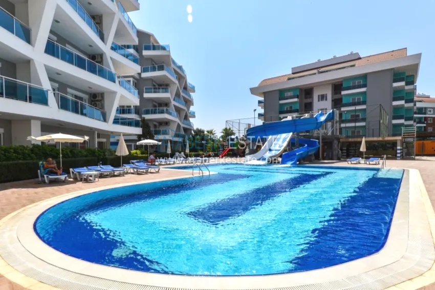 Furnished 1+1 apartment in a luxury residential complex — Alanya, Oba district 6