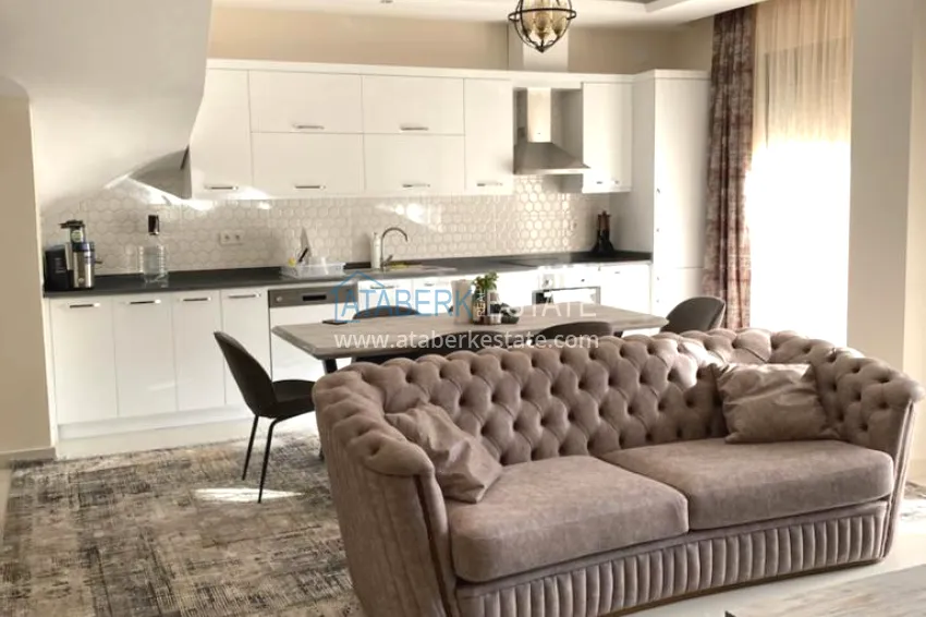 Purchase Furnished 2+1 garden duplexes in a complex with infrastructure, Kargicak 6