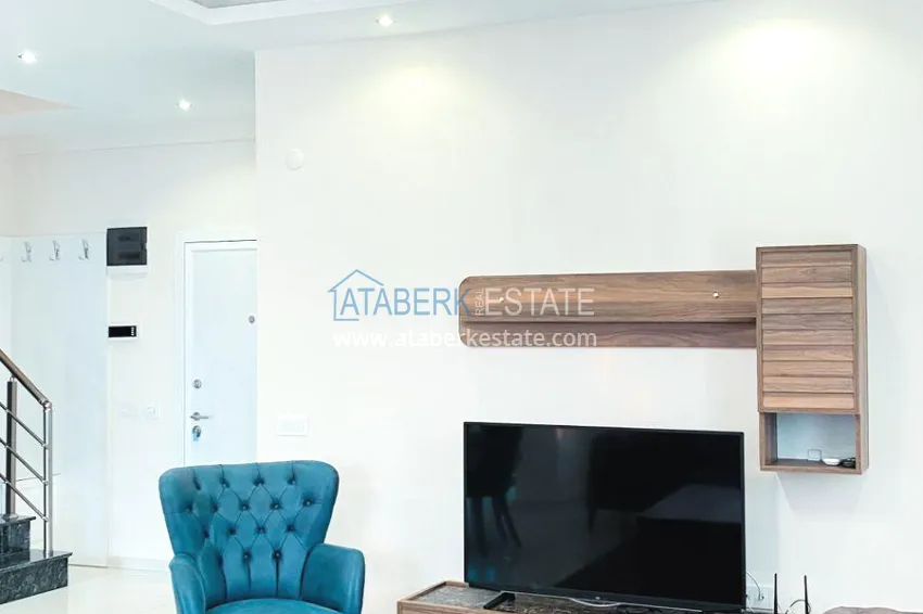 Purchase Garden duplex with a modern interior in a complex with infrastructure - Kargicak, Alanya 6
