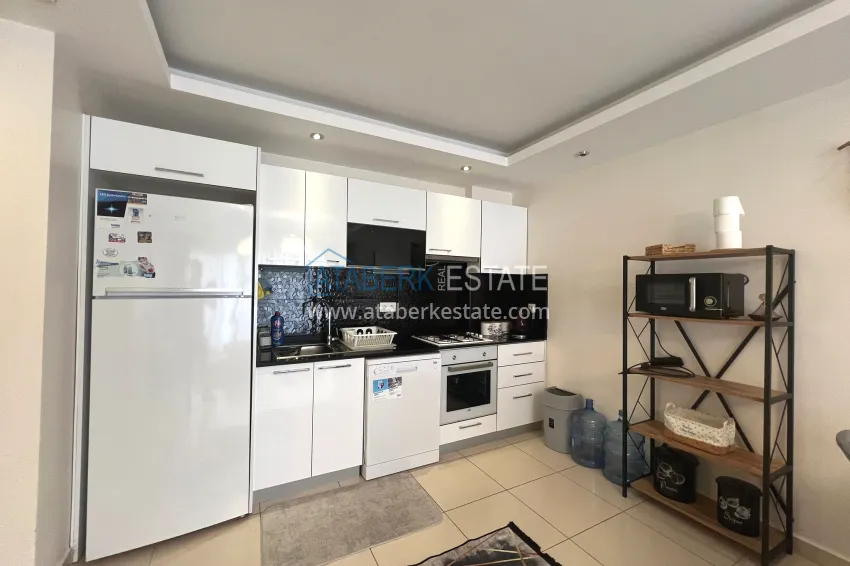 Purchase Furnished 1+1 apartment in a luxury residential complex — Alanya, Oba district 7