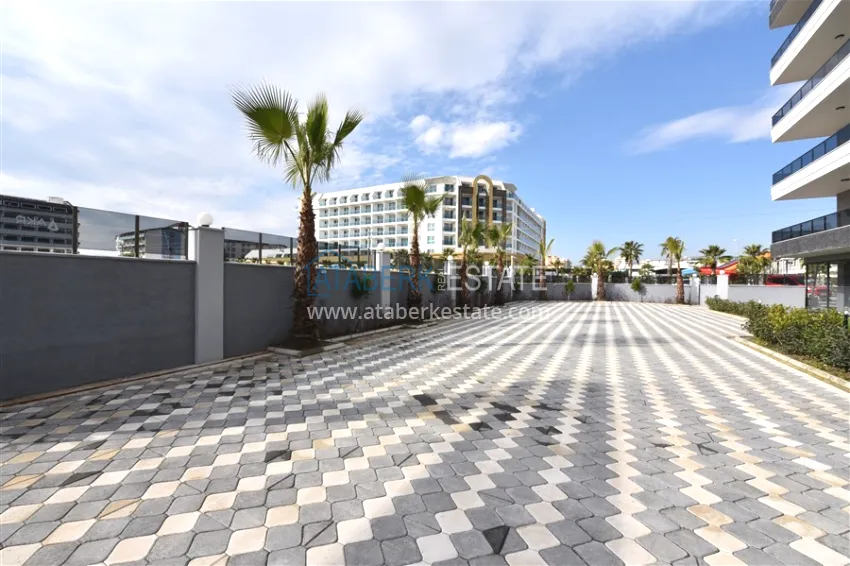 Furnished 2+1 garden duplexes in a complex with infrastructure, Kargicak 7