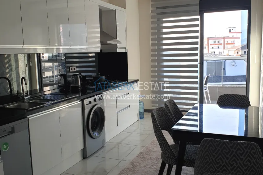 Purchase 4+1 apartment with designer interiors and views — Alanya, Mahmutlar district 10