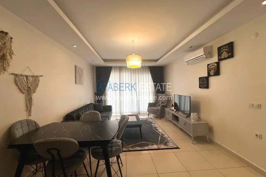Purchase Furnished 1+1 apartment in a luxury residential complex — Alanya, Oba district 9