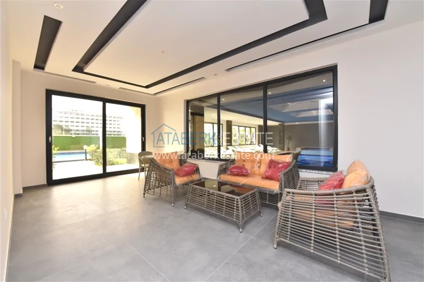 Furnished 2+1 garden duplexes in a complex with infrastructure, Kargicak 9