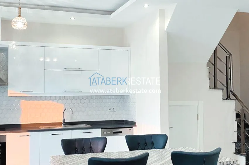 Purchase Garden duplex with a modern interior in a complex with infrastructure - Kargicak, Alanya 9
