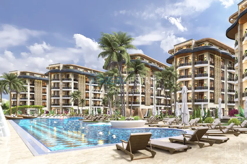 1+1 apartment with a fine finish in Alanya - Oba district 1