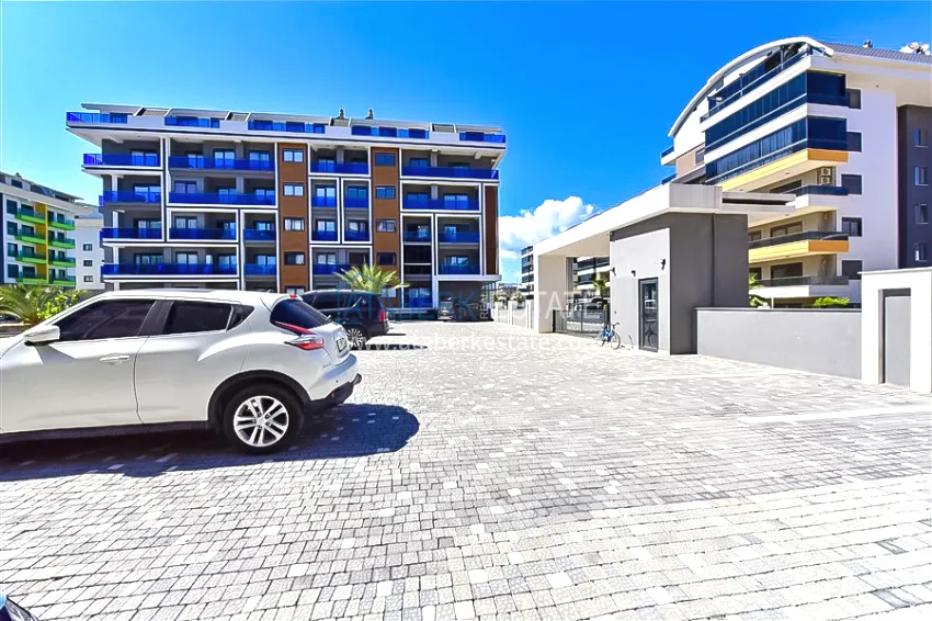 Apartment 1+1 with sea view in a prestigious complex — Kargicak district, 200 meters from the sea 11