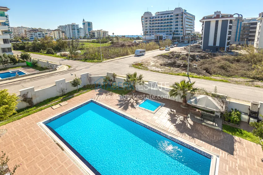 Purchase Apartment 1+1 with furniture and sea view — Kestel, Alanya 13