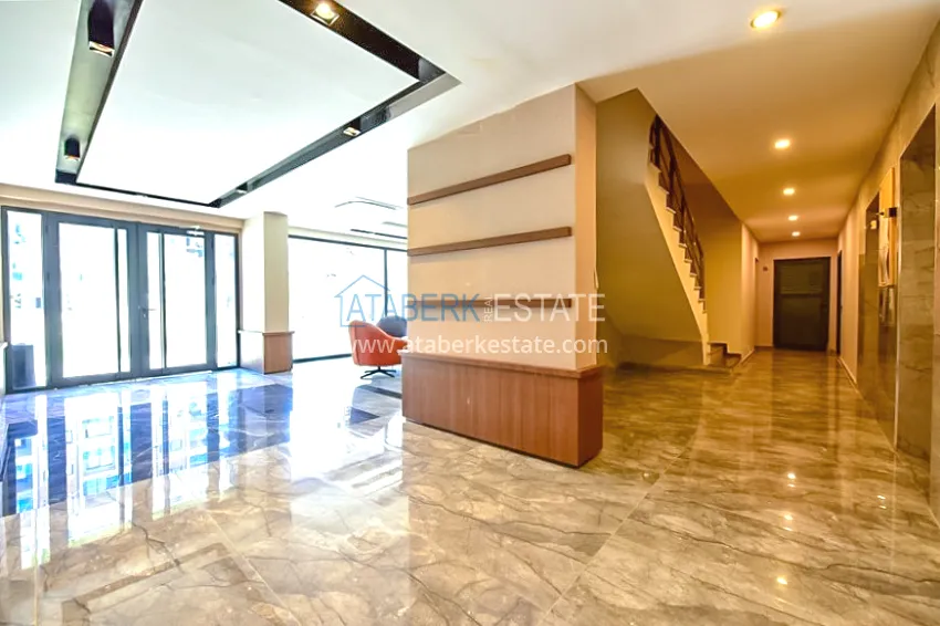 Apartment 1+1 with sea view in a prestigious complex — Kargicak district, 200 meters from the sea 13