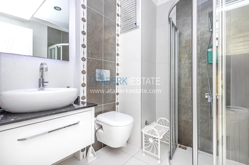 Purchase Apartment 1+1 with furniture and sea view — Kestel, Alanya 16