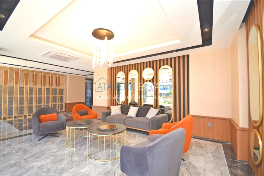 Apartment 1+1 with sea view in a prestigious complex — Kargicak district, 200 meters from the sea 16