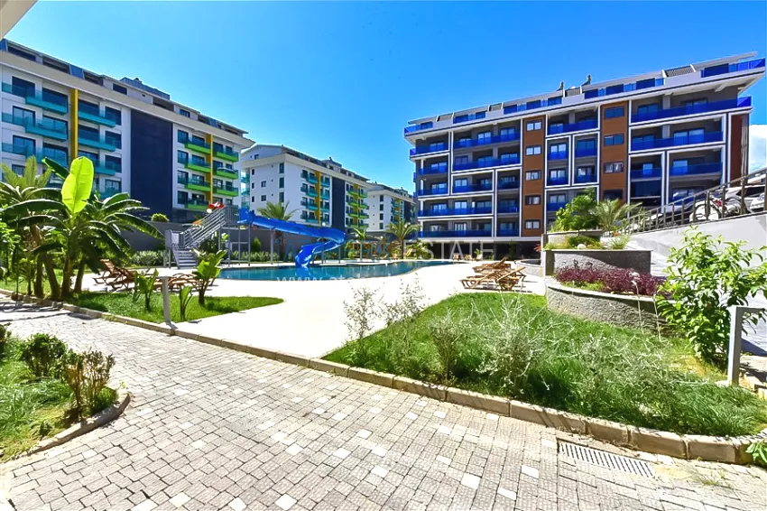 Apartment 1+1 with sea view in a prestigious complex — Kargicak district, 200 meters from the sea 3