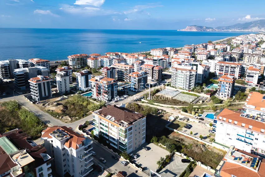 Apartment 1+1 with furniture and sea view — Kestel, Alanya 4