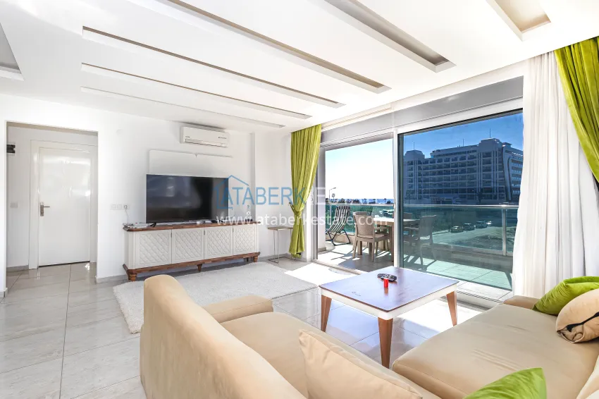 Purchase Apartment 1+1 with furniture and sea view — Kestel, Alanya 5
