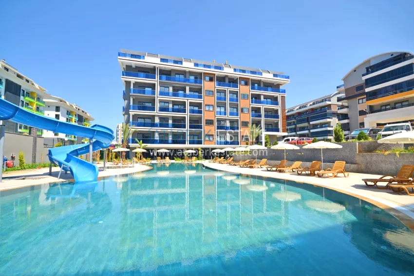 Apartment 1+1 with sea view in a prestigious complex — Kargicak district, 200 meters from the sea 5