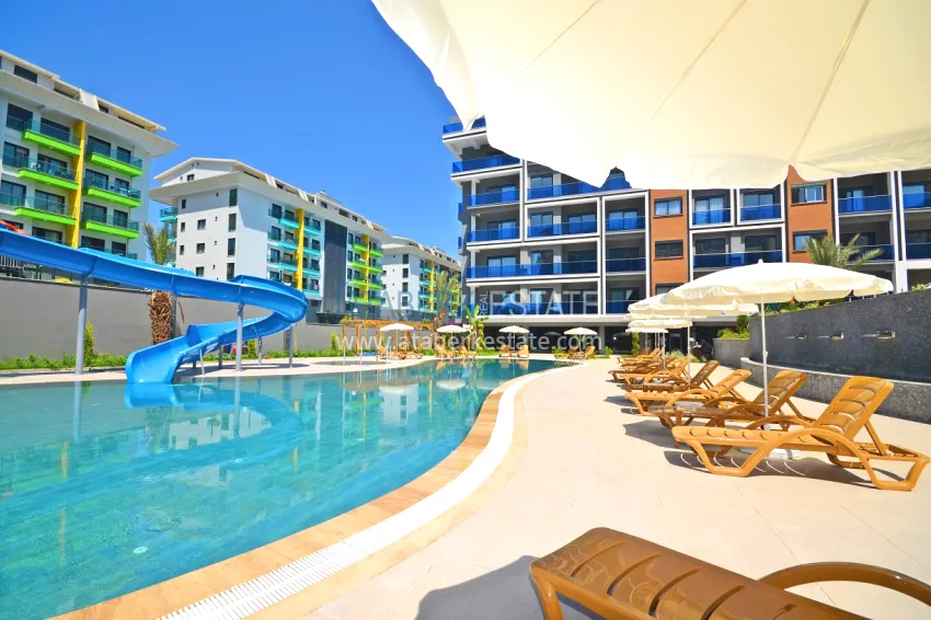 Apartment 1+1 with sea view in a prestigious complex — Kargicak district, 200 meters from the sea 6