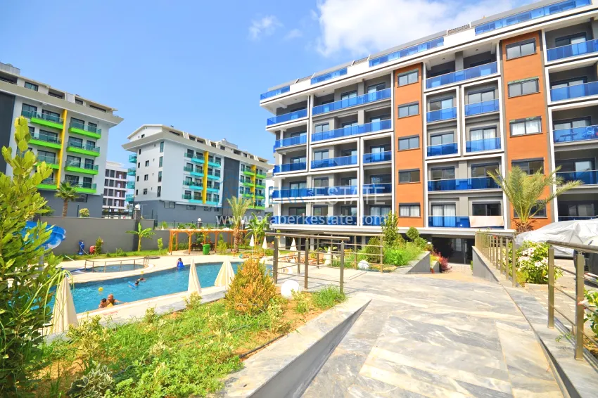 Apartment 1+1 with sea view in a prestigious complex — Kargicak district, 200 meters from the sea 7