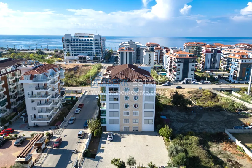 Apartment 1+1 with furniture and sea view — Kestel, Alanya 7