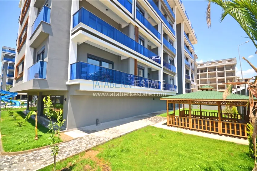 Apartment 1+1 with sea view in a prestigious complex — Kargicak district, 200 meters from the sea 8