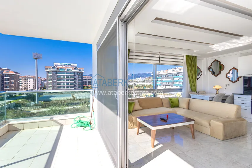 Purchase Apartment 1+1 with furniture and sea view — Kestel, Alanya 10