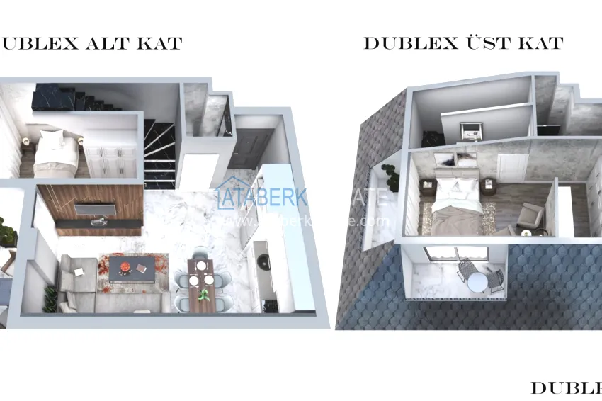 Buy cheap Penthouse duplex 2+1 with finishing and mountain views - Mahmutlar, Alanya 1 