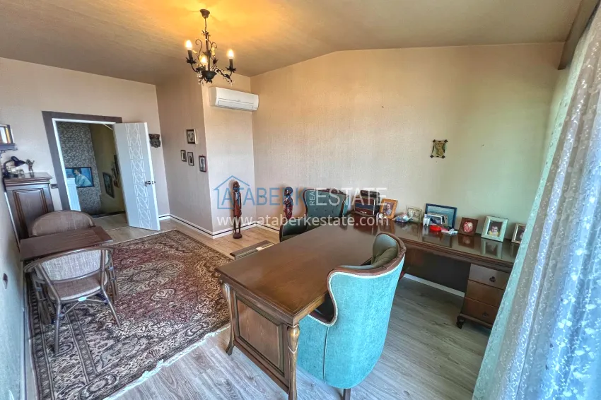Purchase Panoramic 5+1 duplex with separate kitchen in the center of Alanya, Bektash - suitable for citizenship 11