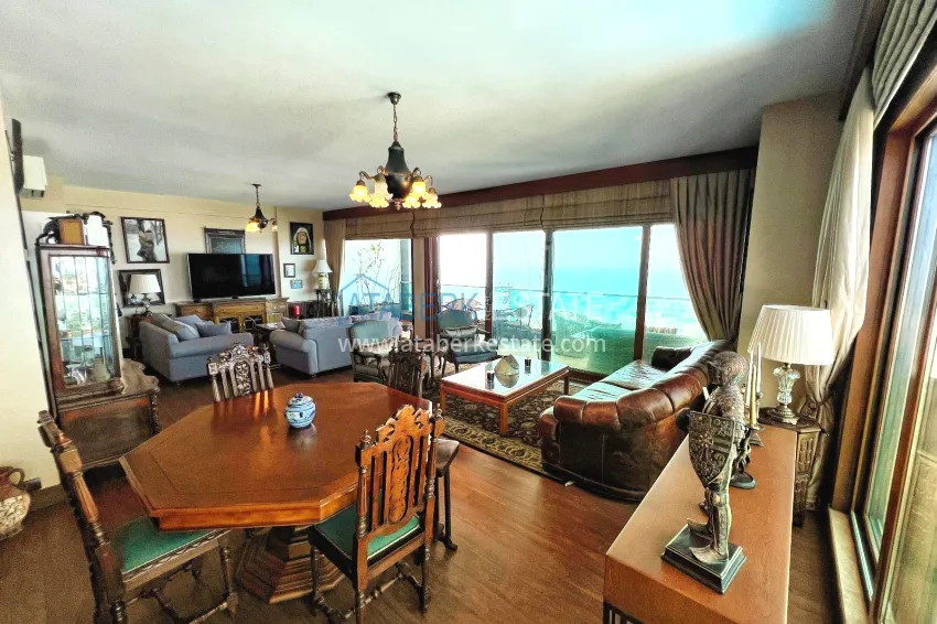 Purchase Panoramic 5+1 duplex with separate kitchen in the center of Alanya, Bektash - suitable for citizenship 6