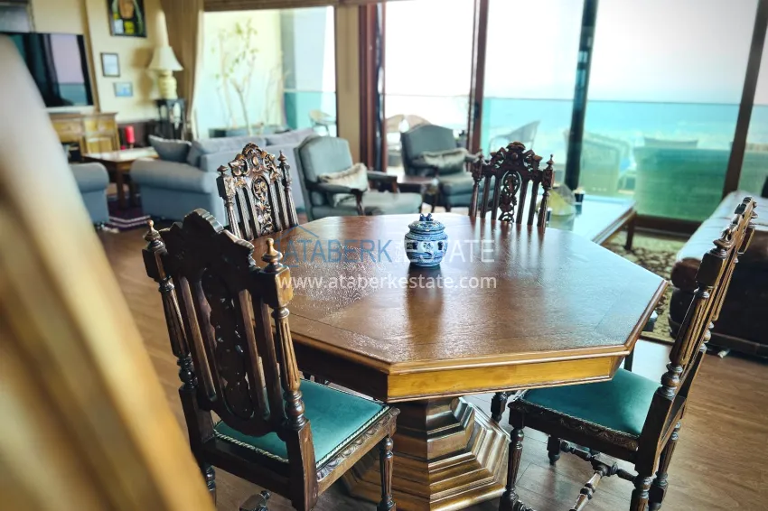 Purchase Panoramic 5+1 duplex with separate kitchen in the center of Alanya, Bektash - suitable for citizenship 7