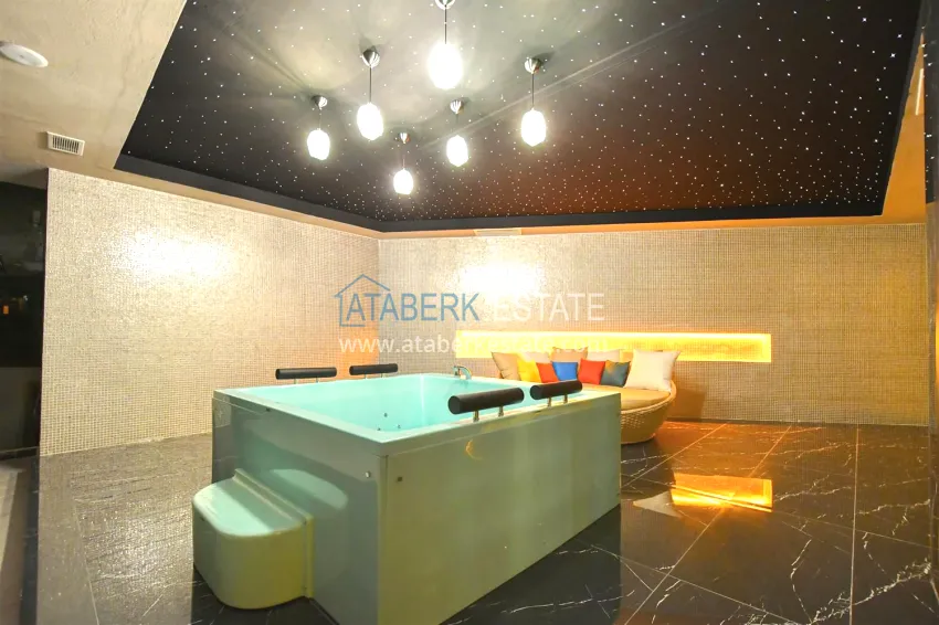 1+1 apartment in a premium complex at the final stage of construction — Tosmur district, Alanya 14