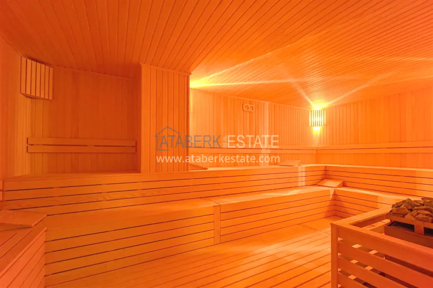 1+1 apartment in a premium complex at the final stage of construction — Tosmur district, Alanya 17