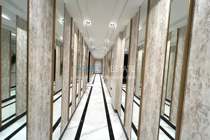 1+1 apartment in a premium complex at the final stage of construction — Tosmur district, Alanya 18