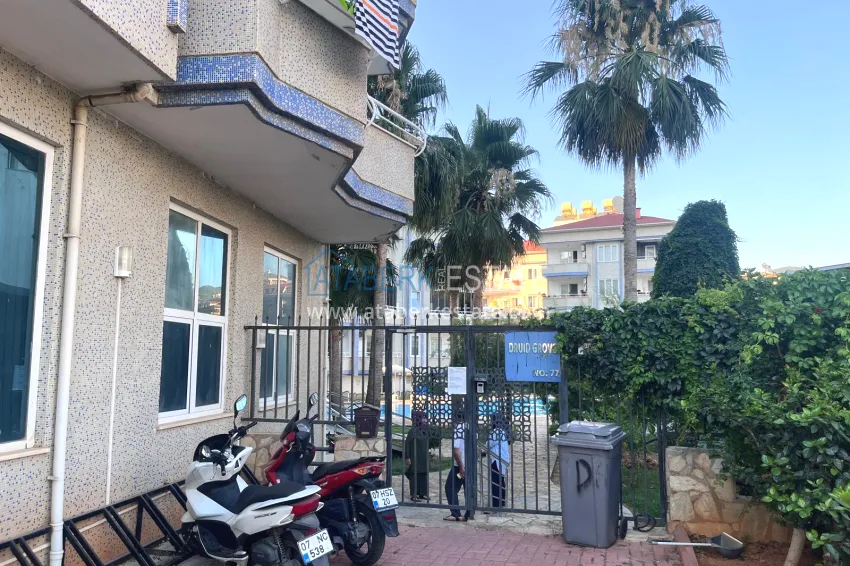 2+1 apartment with a separate kitchen, suitable for a residence permit and citizenship in Oba, Alanya 11