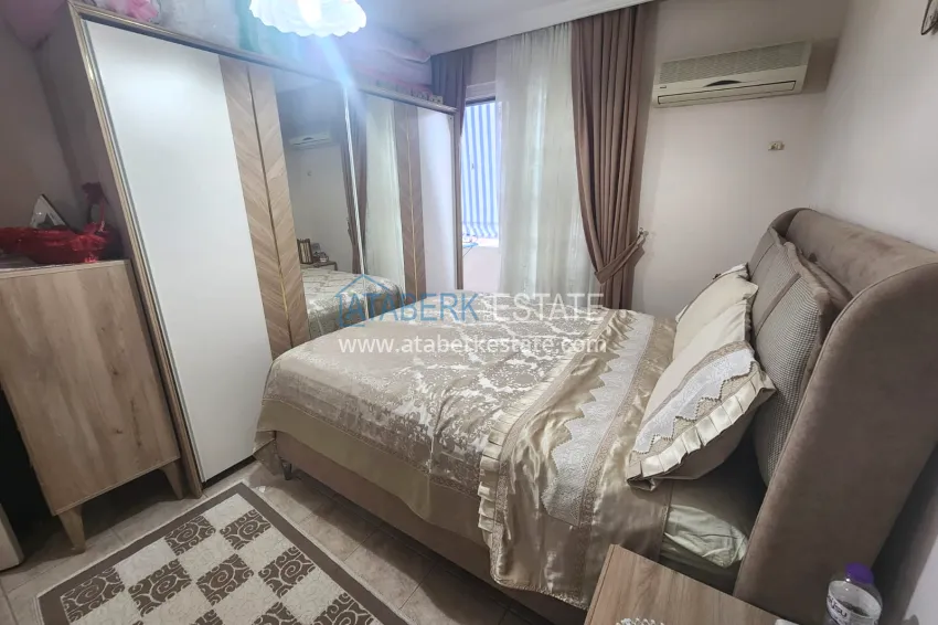 Purchase 2+1 apartment with a separate kitchen, suitable for a residence permit and citizenship in Oba, Alanya 14