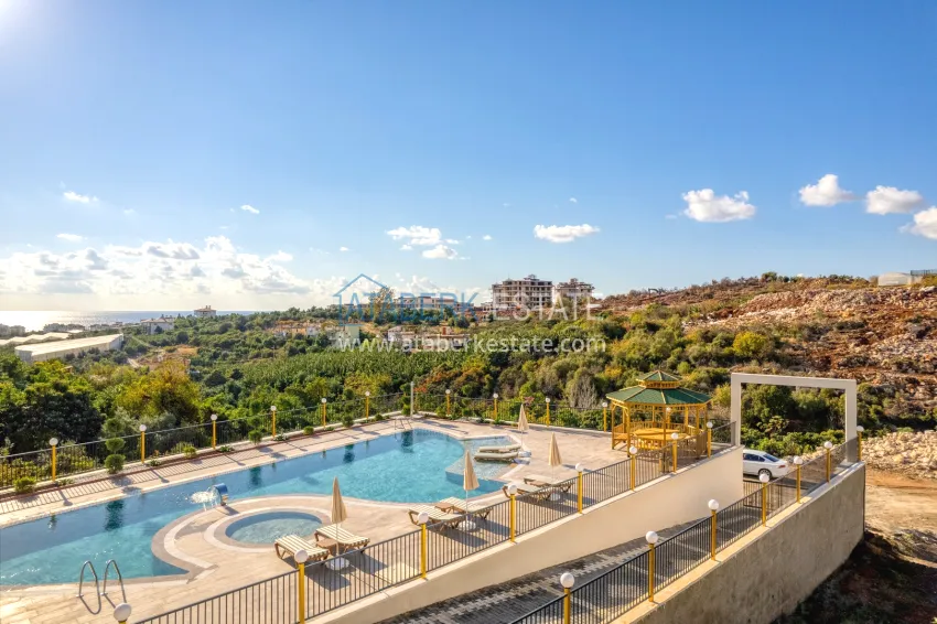 Affordable primary property with sea view - Kestel district, Alanya 14