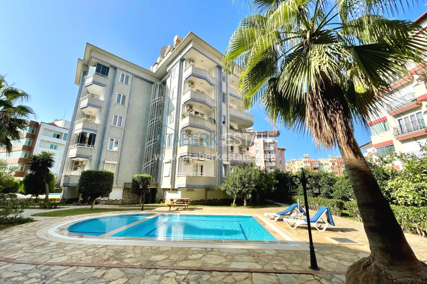 2+1 apartment with a separate kitchen, suitable for a residence permit and citizenship in Oba, Alanya 1