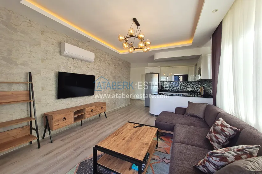 Purchase One bedroom apartment with furniture and two balconies — Alanya, Mahmutlar district 2
