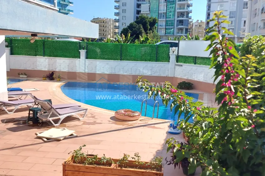 One bedroom apartment with furniture and two balconies — Alanya, Mahmutlar district 3