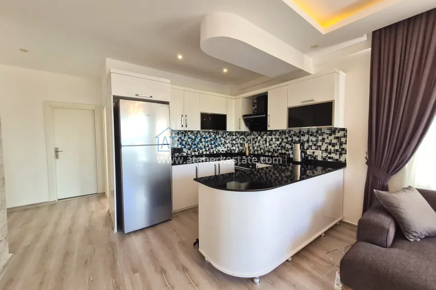 Purchase One bedroom apartment with furniture and two balconies — Alanya, Mahmutlar district 4