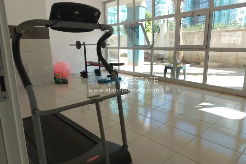 One bedroom apartment with furniture and two balconies — Alanya, Mahmutlar district 7