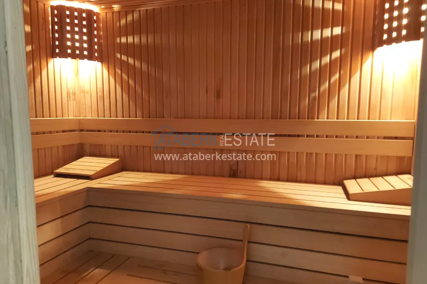 One bedroom apartment with furniture and two balconies — Alanya, Mahmutlar district 8