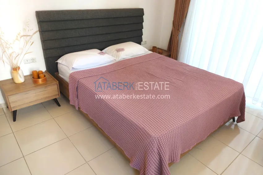 Purchase One bedroom apartment with furniture and two balconies — Alanya, Mahmutlar district 8