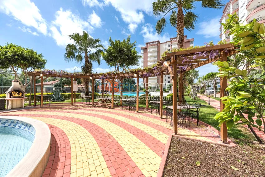 Apartment 3+1 with furniture in a well-maintained complex — Tosmur, Alanya. Suitable for obtaining a residence permit 14