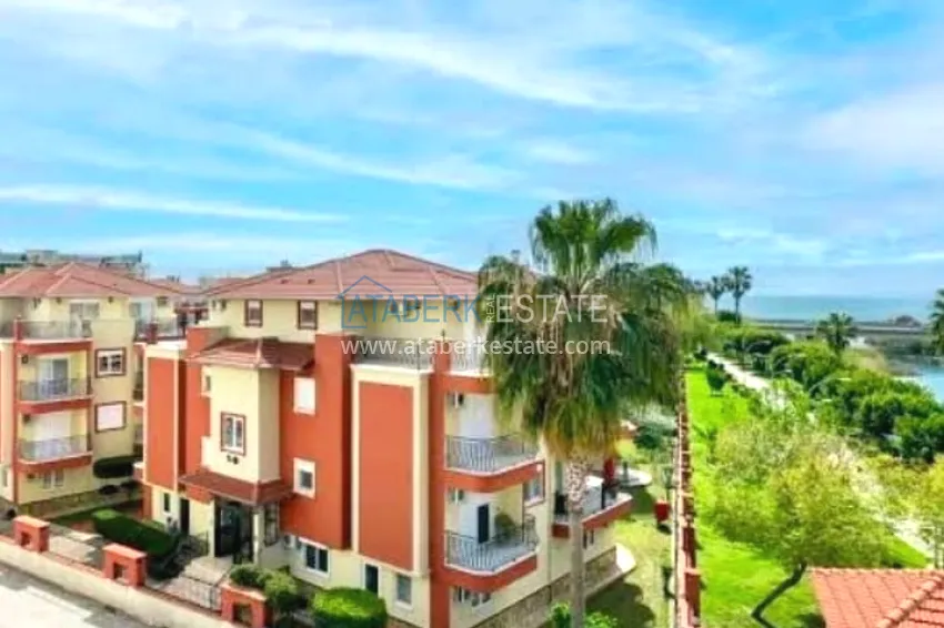 4+1 garden duplex with furniture and views of the Dim River in the Kestel area 17