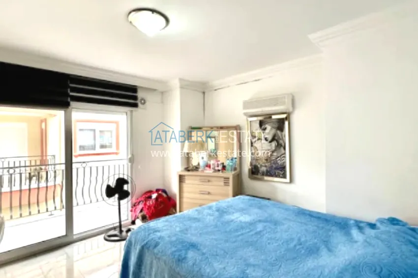 Purchase 4+1 garden duplex with furniture and views of the Dim River in the Kestel area 4