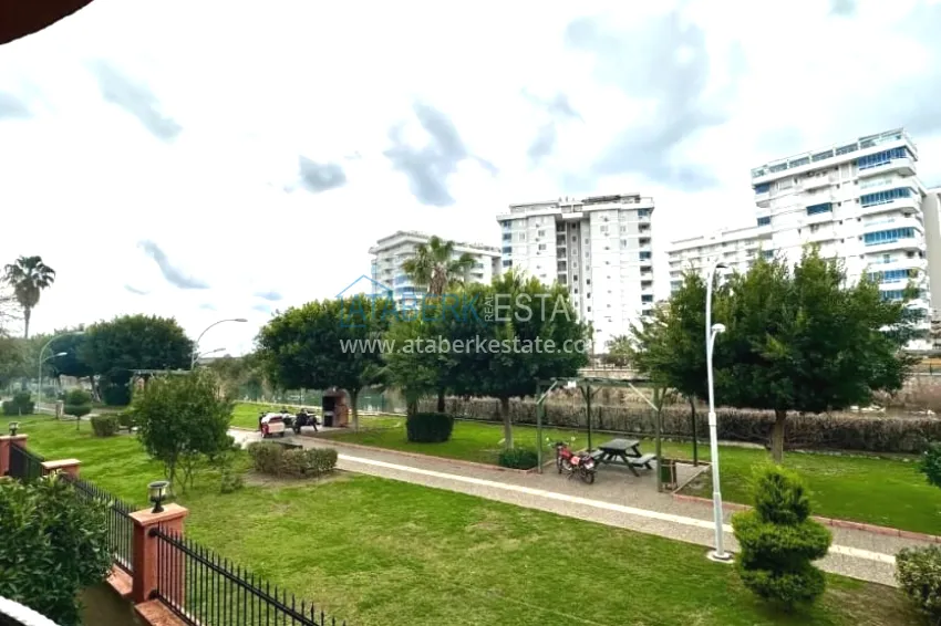 Purchase 4+1 garden duplex with furniture and views of the Dim River in the Kestel area 9