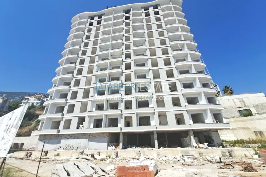 1+1 apartment overlooking the sea and Mount Ich Kale in Alanya, Mahmutlar — sale from the owner 2 