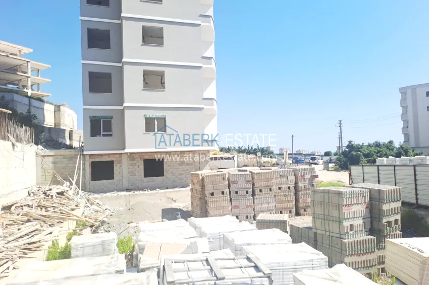 1+1 apartment overlooking the sea and Mount Ich Kale in Alanya, Mahmutlar — sale from the owner 3 